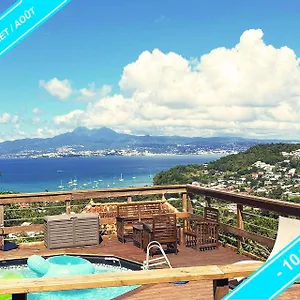 F2 Climatise Piscine Vue Mer Et Montagne Pelee Trois-Ilets Les Trois-Ilets